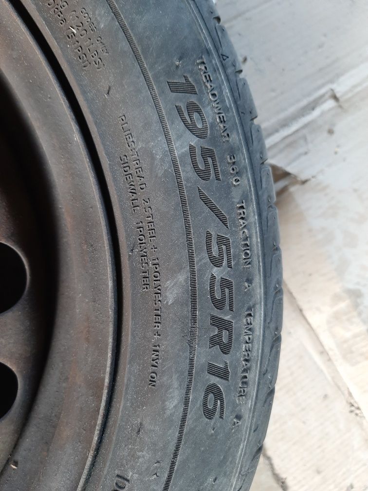 Opony letnie + felgi 195/55R16 Laufen