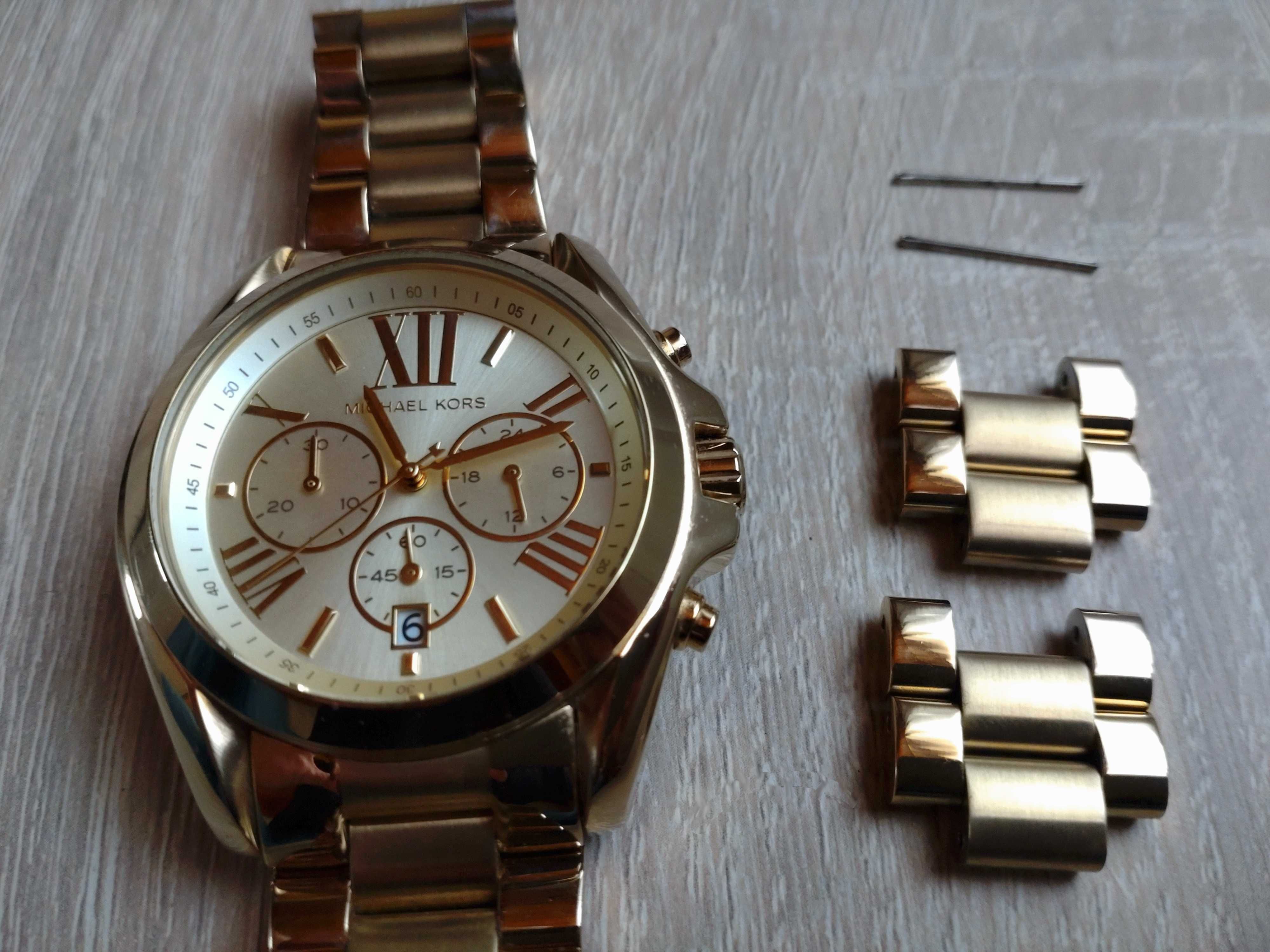 Zegarek damski Michael Kors MK5605 Bradshaw złoty w bdb stanie