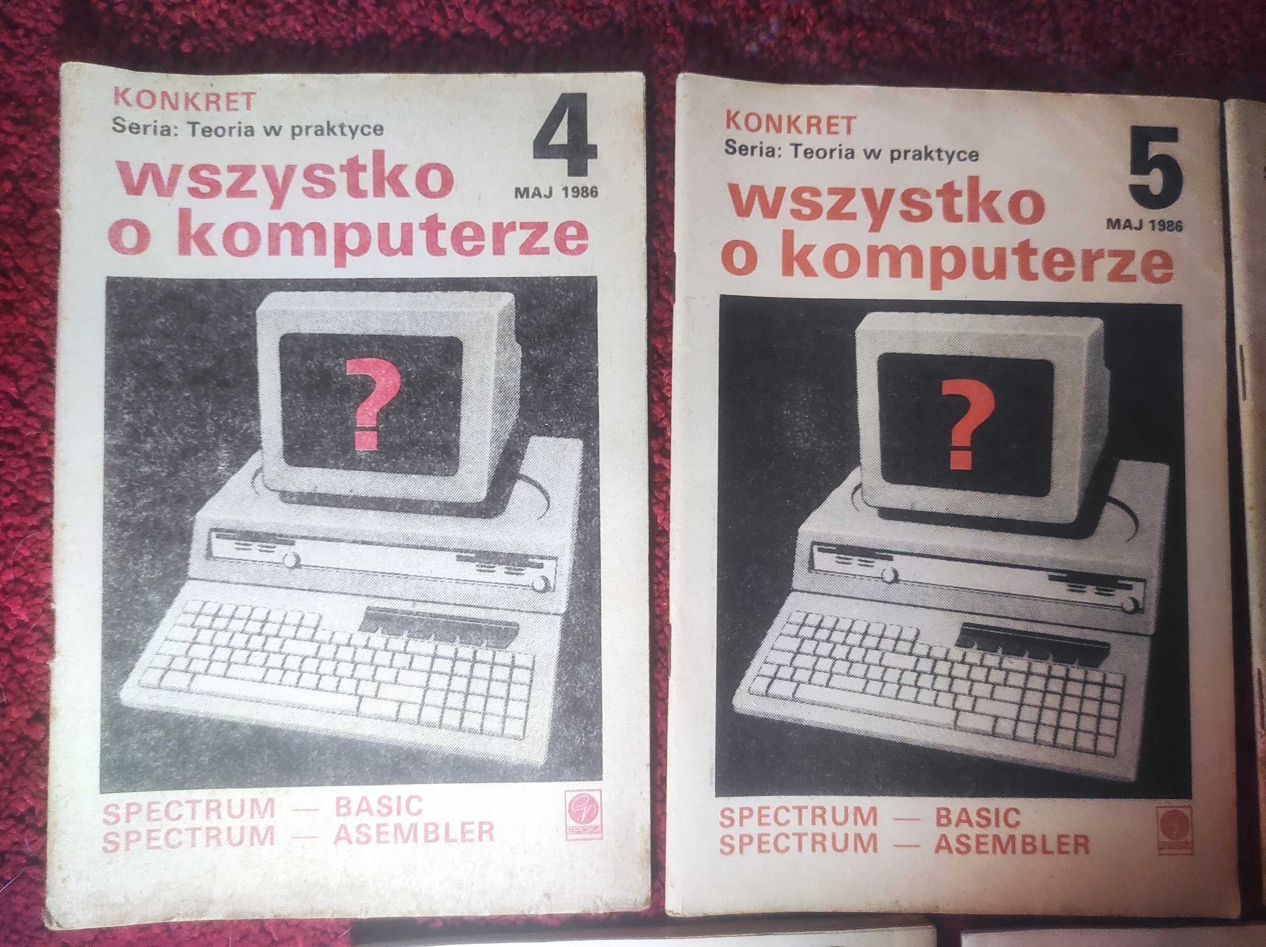 Wszystko o komputerze Spectrum Programowanie Basic Asembler 1986  1987