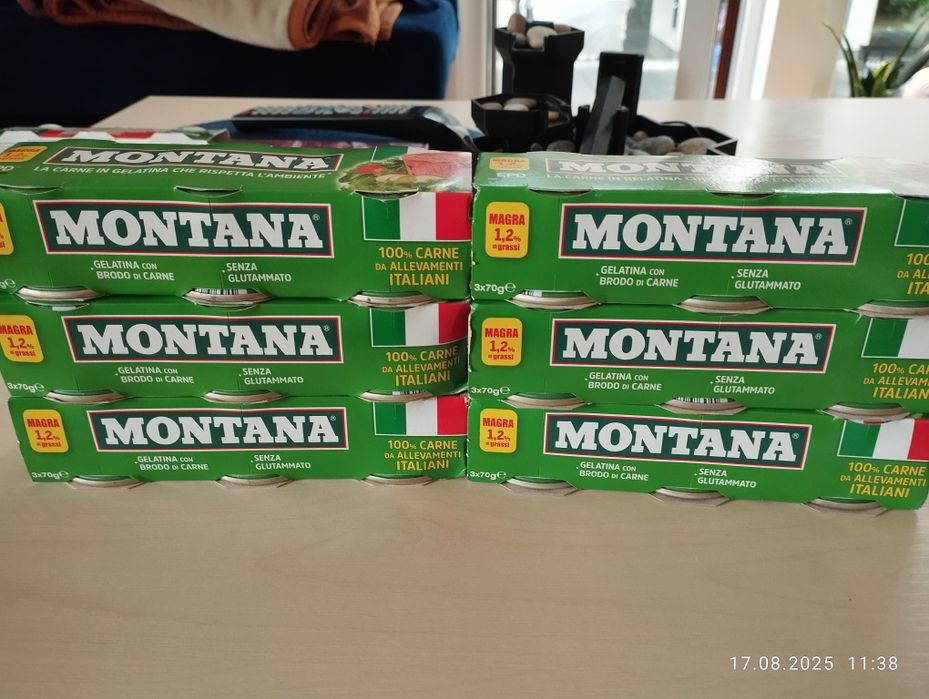 Montana wołowina w galarecie konserwa wołowa 18x70g