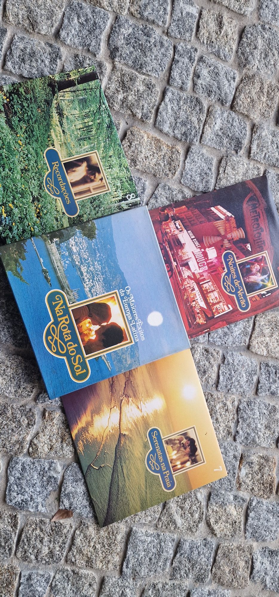 Vinil antigos nunca usados cada caixa 9 lps