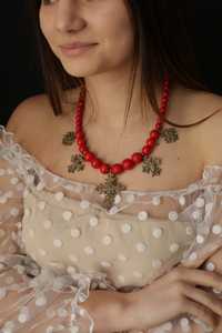 Згарда, жіноча народна прикраса, гуцульське намисто