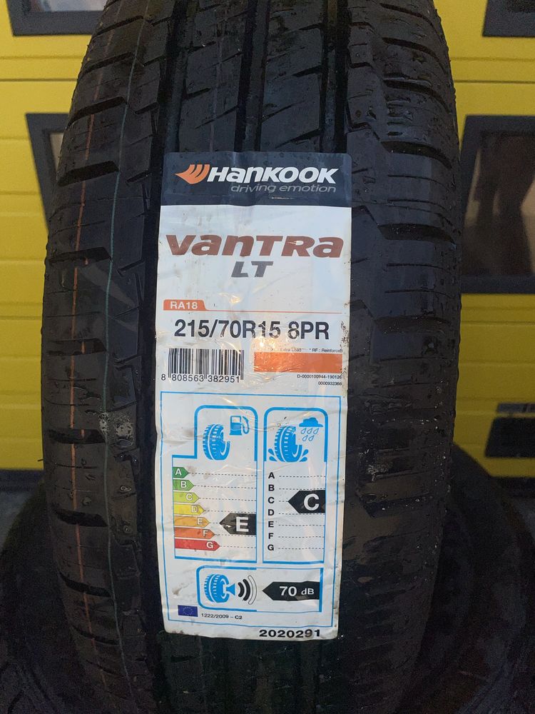 4 Opony letnie  Hankook Vantra LT 215/70R15 8PR