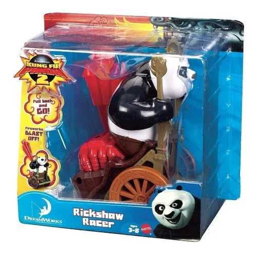 RARA Figura Rickshaw Kung Fu Panda 2 - 2010 Mattel