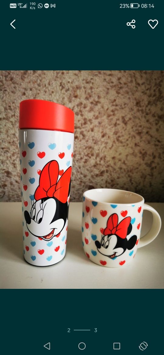 Zestaw kubków Minnie Disney