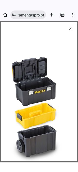 Trolley de Ferramentas 3 em 1 Stanley Essential STST1-80151, Como Novo