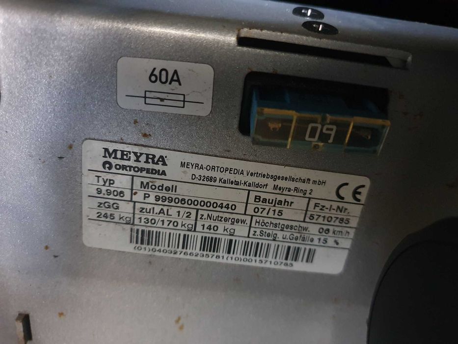 Wózek inwalidzki elektryczny Meyra Ortopedia siedzisko 43 cm -8