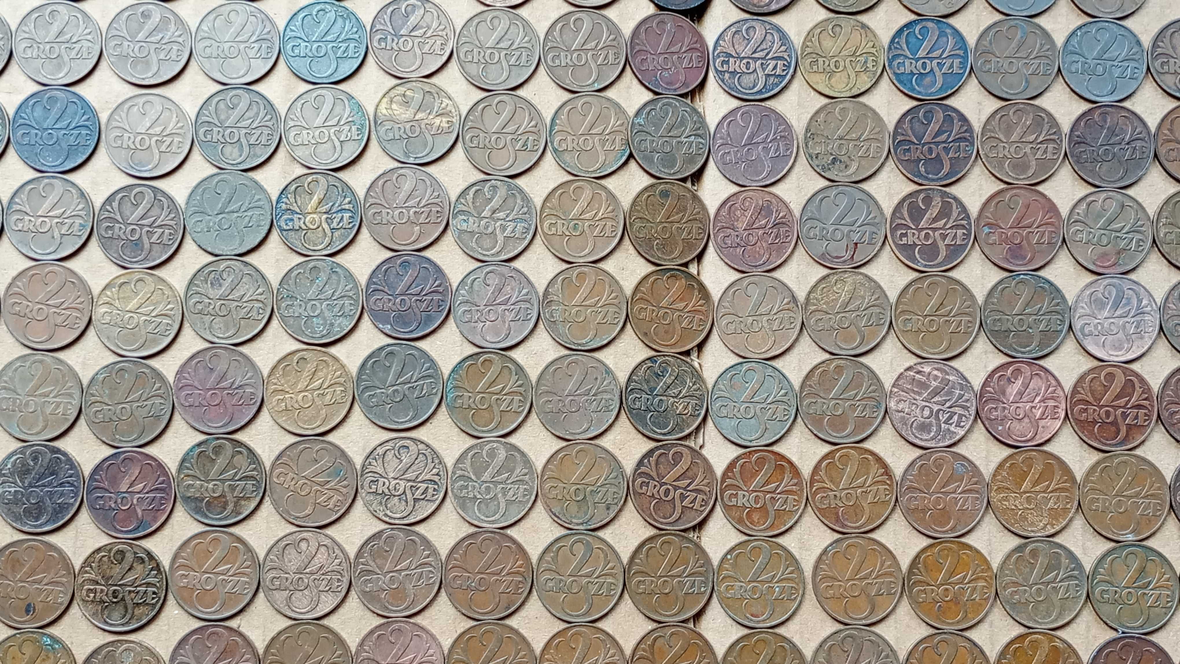 Stare monety L 484 monet Ogromny zestaw groszy 2RP
