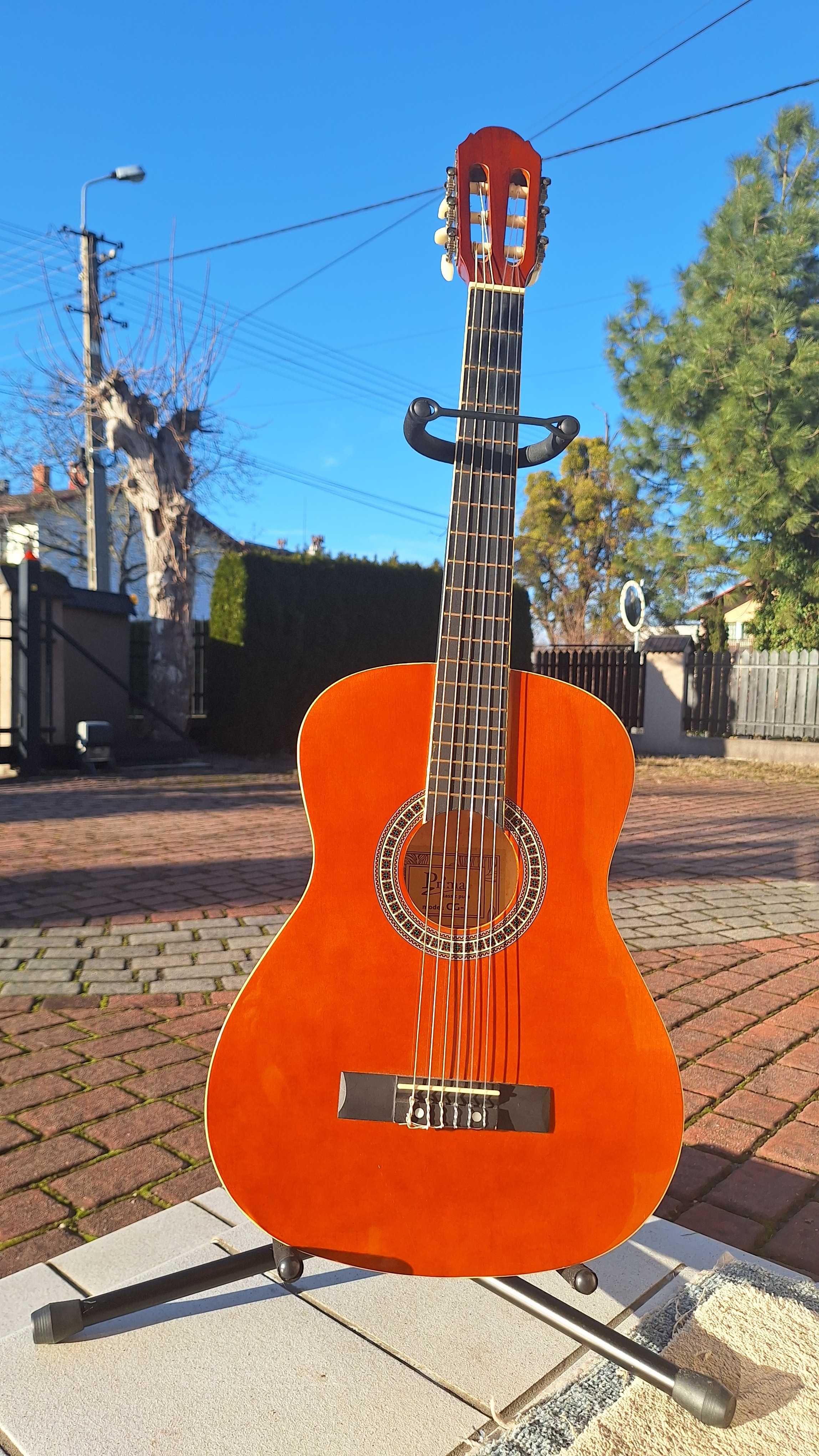 Gitara Prima Classic Pure CG-1 - pokrowiec, stojak, książki w cenie