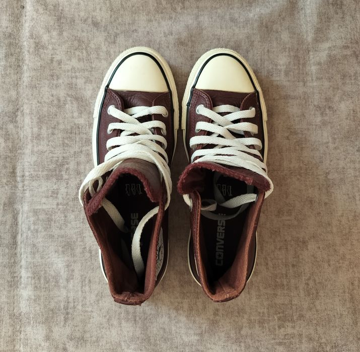 Кожаные кеды Converse Chuck Taylor All Star |конверсы кожаные