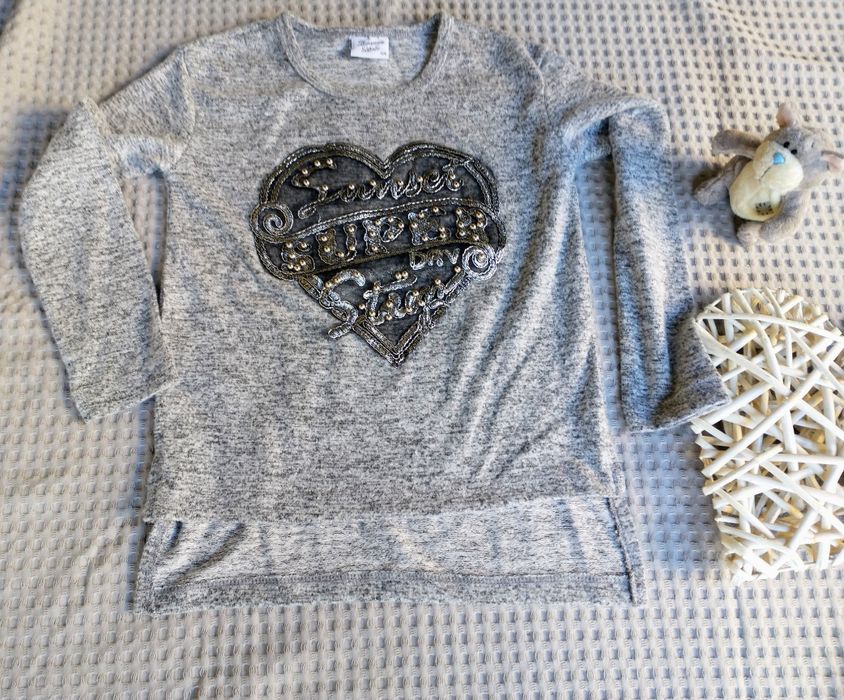 Milusi sweterek, bluzeczka firmy Brezze Girls 134 cm