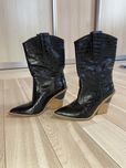 Козаки Fendi, сапоги, черевики, шкіряні