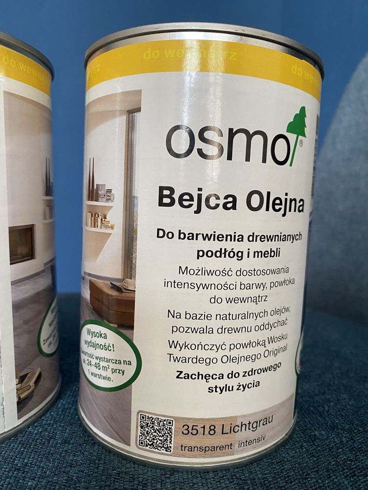 OSMO bejca 1L kolor 3518 jasnoszary