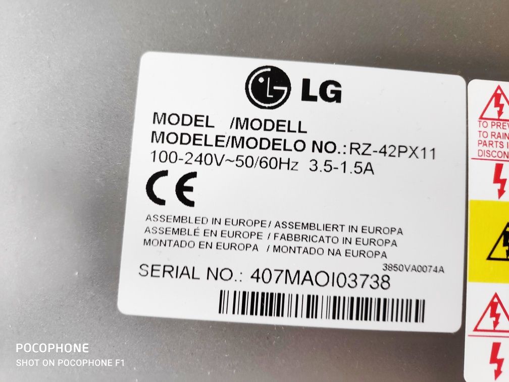 Plasma LG 42" - vende às peças