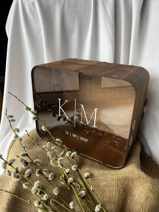 Pudełko skrzynka na koperty na ślub wesele