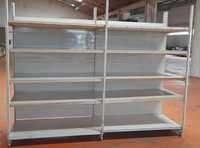 Prateleiras / Estanteria tipo Rack cor branco para Lojas  (usado)