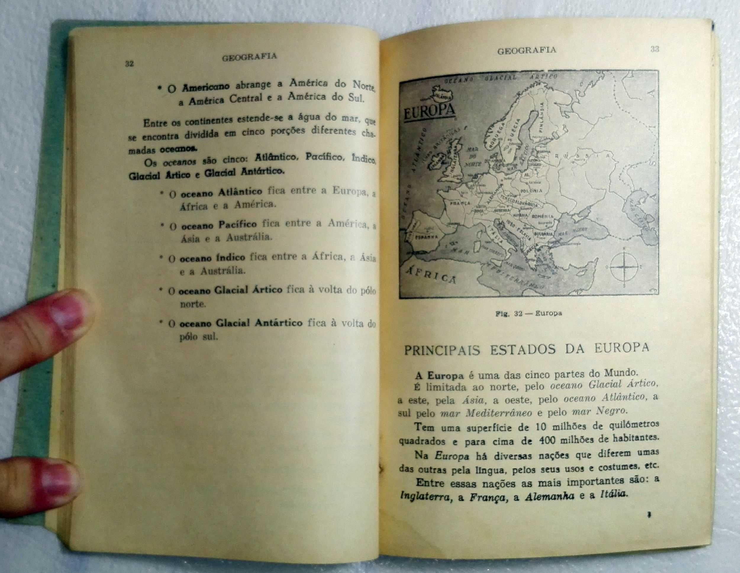 Caderno Geografia - Ensino Primário (mui antigo)