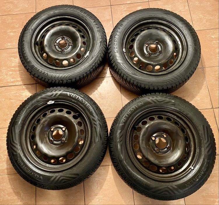 185 65 R15 Koła felgi z oponami całoroczne Goodyear Vredestein CLIO 4