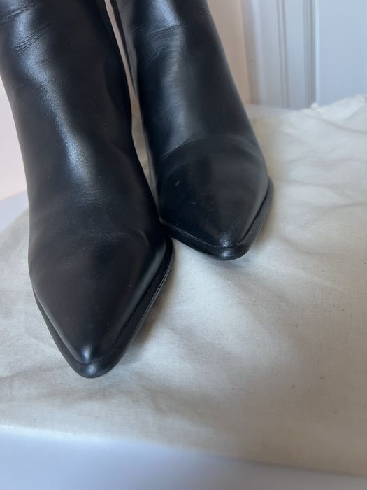 Шкіряні ботінки zara,ботильйони