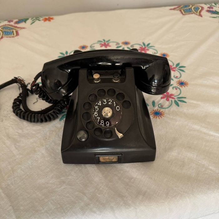 Stary Telefon Bakelitowy Ericsson łata 60 te