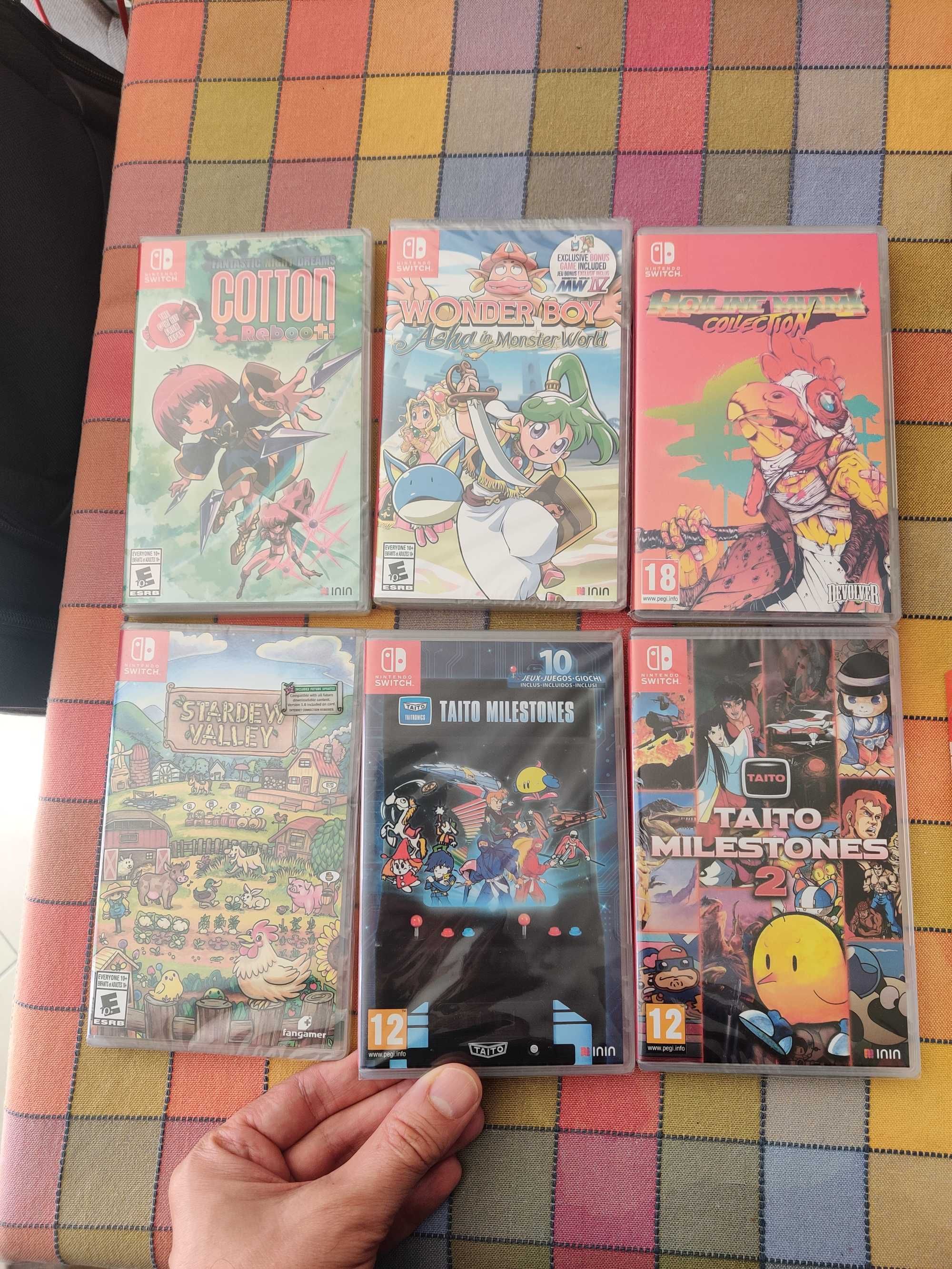 Jogos Nintendo switch novos