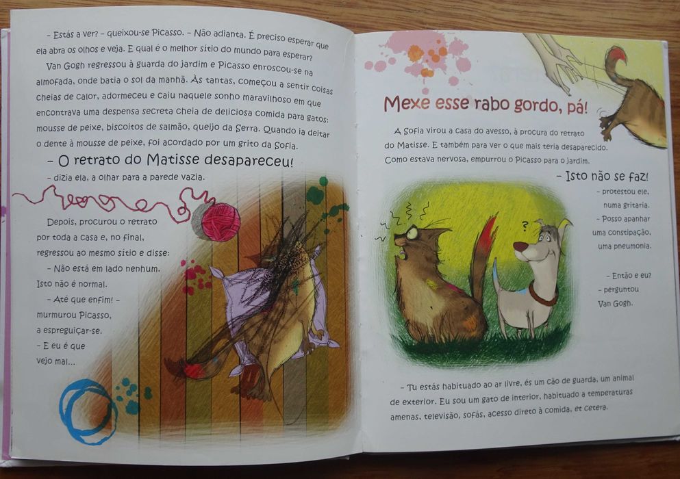 Mexe Esse Rabo Gordo Pá (Picasso e Van Gogh) de Álvaro Magalhães