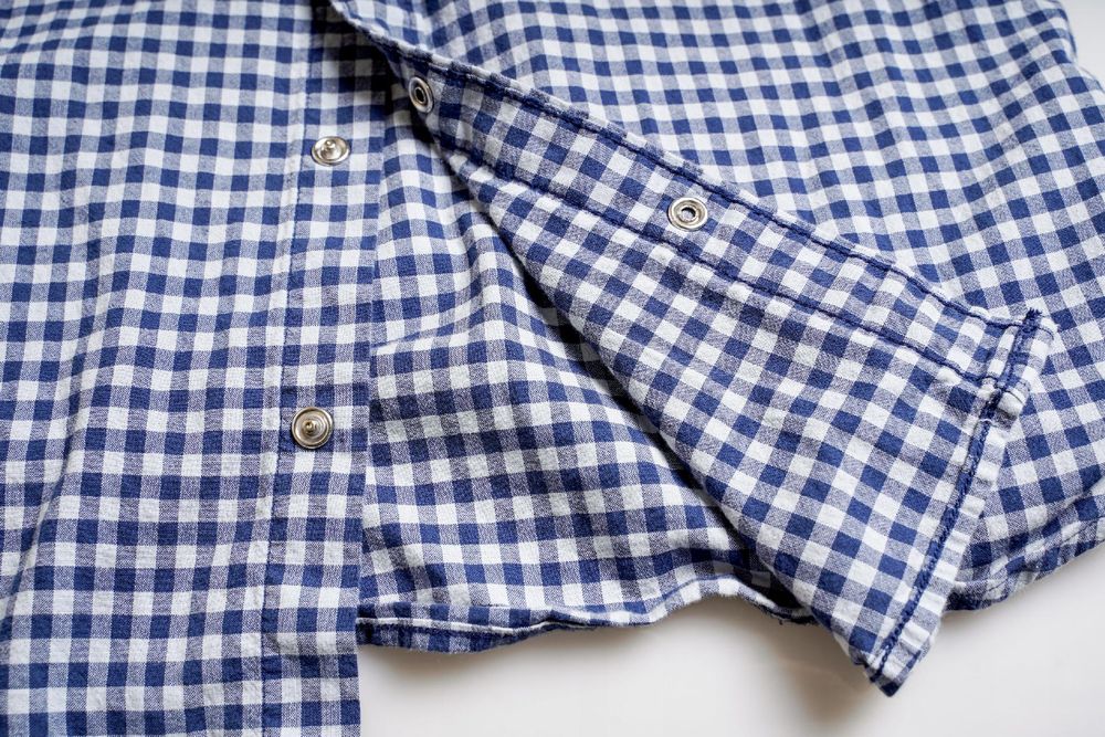 LEE | Koszula męska Clean Western Washed Blue Slim Fit | r. S