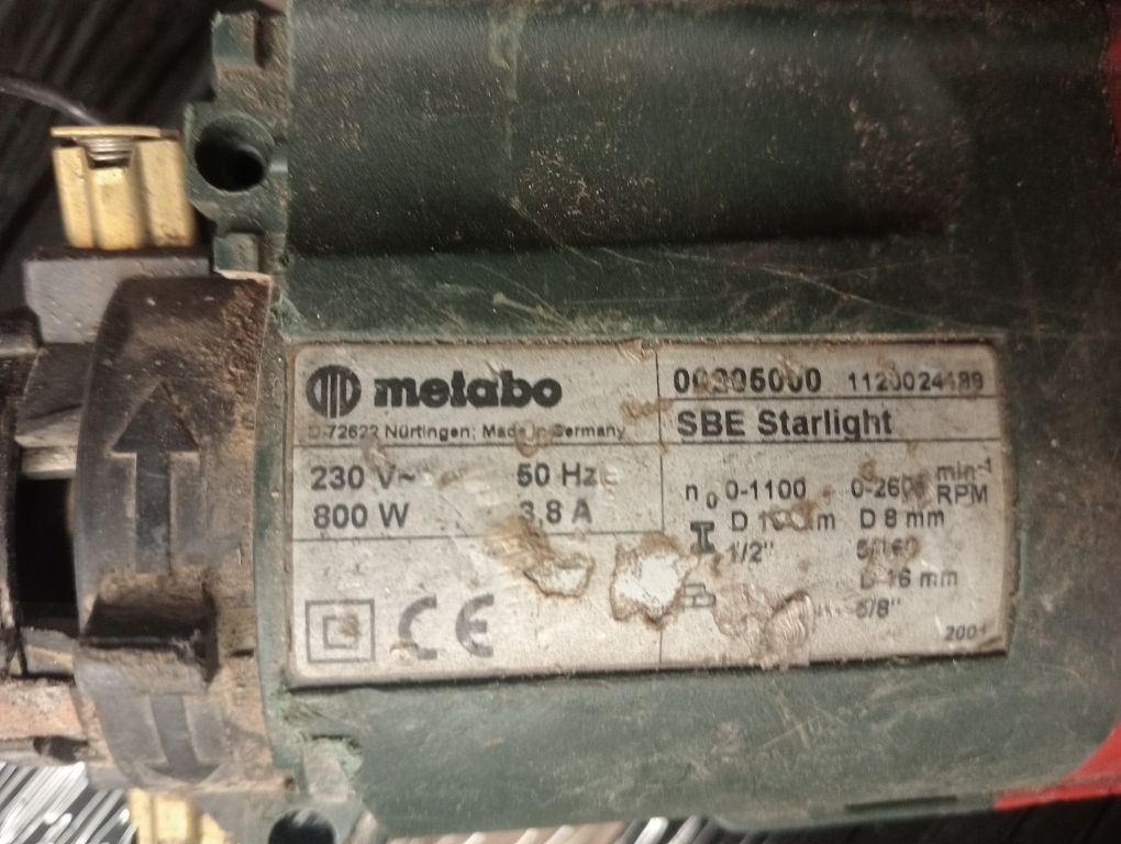 Wiertarka Metabo Starlight 800W części