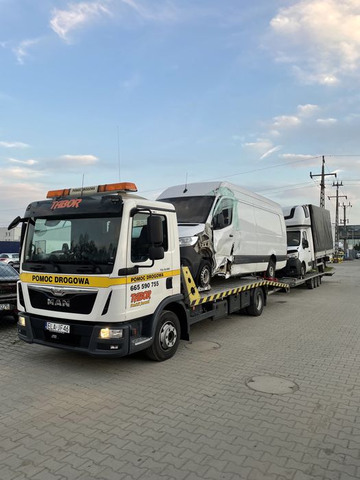 Transport maszyn rolniczych/budowlanych POMOC DROGOWA*laweta*holowanie