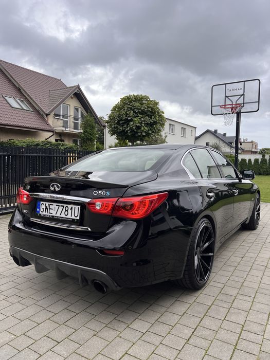 Infiniti Q50S Hybrid AWD Salon Polska 2 kpl kół jasne wnętrze