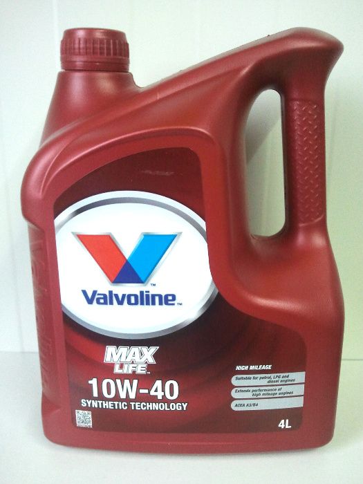 Olej Valvoline Maxlife 10W40 4 litry