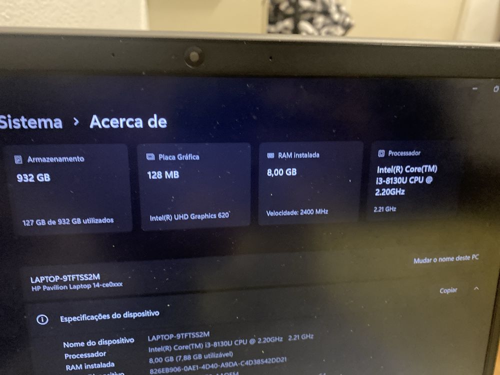 Computador, HP i3