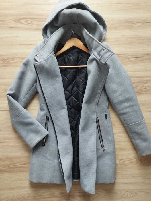 Płaszcz roz. 36 szary