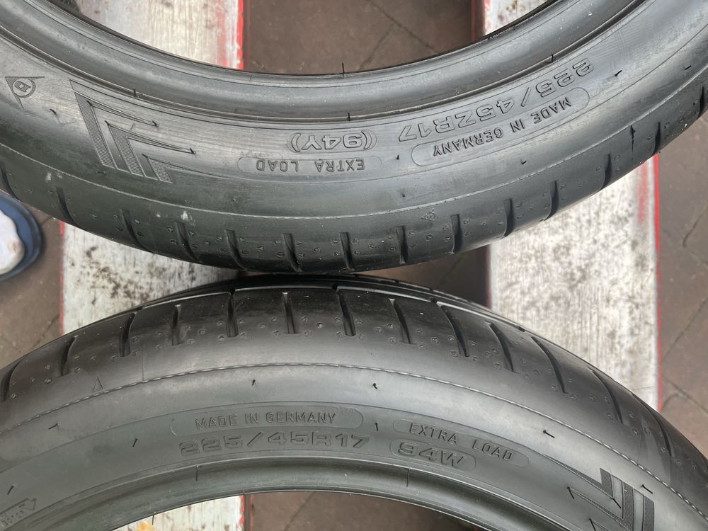 2x225/45/17 Dunlop Sport Maxx RT2 Jak NOWE 2023/24 rok