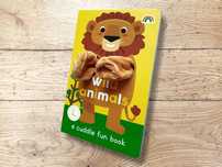 Wild Animals a cuddle fun book pacynka finger puppet po angielsku