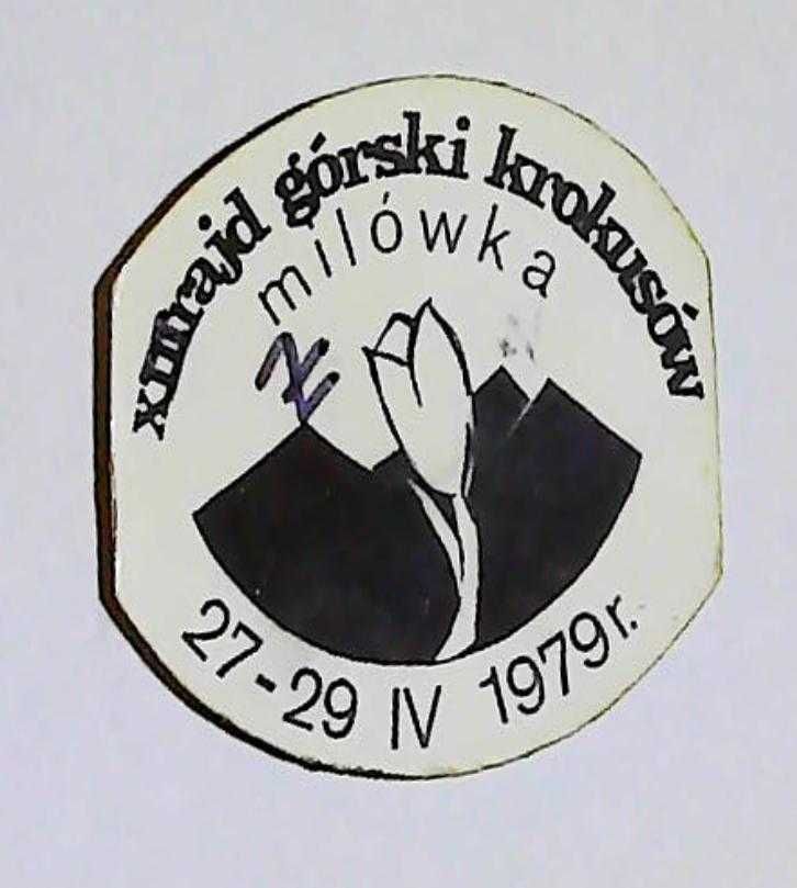Odznaka XIII Rajdu Górskiego Krokusów,