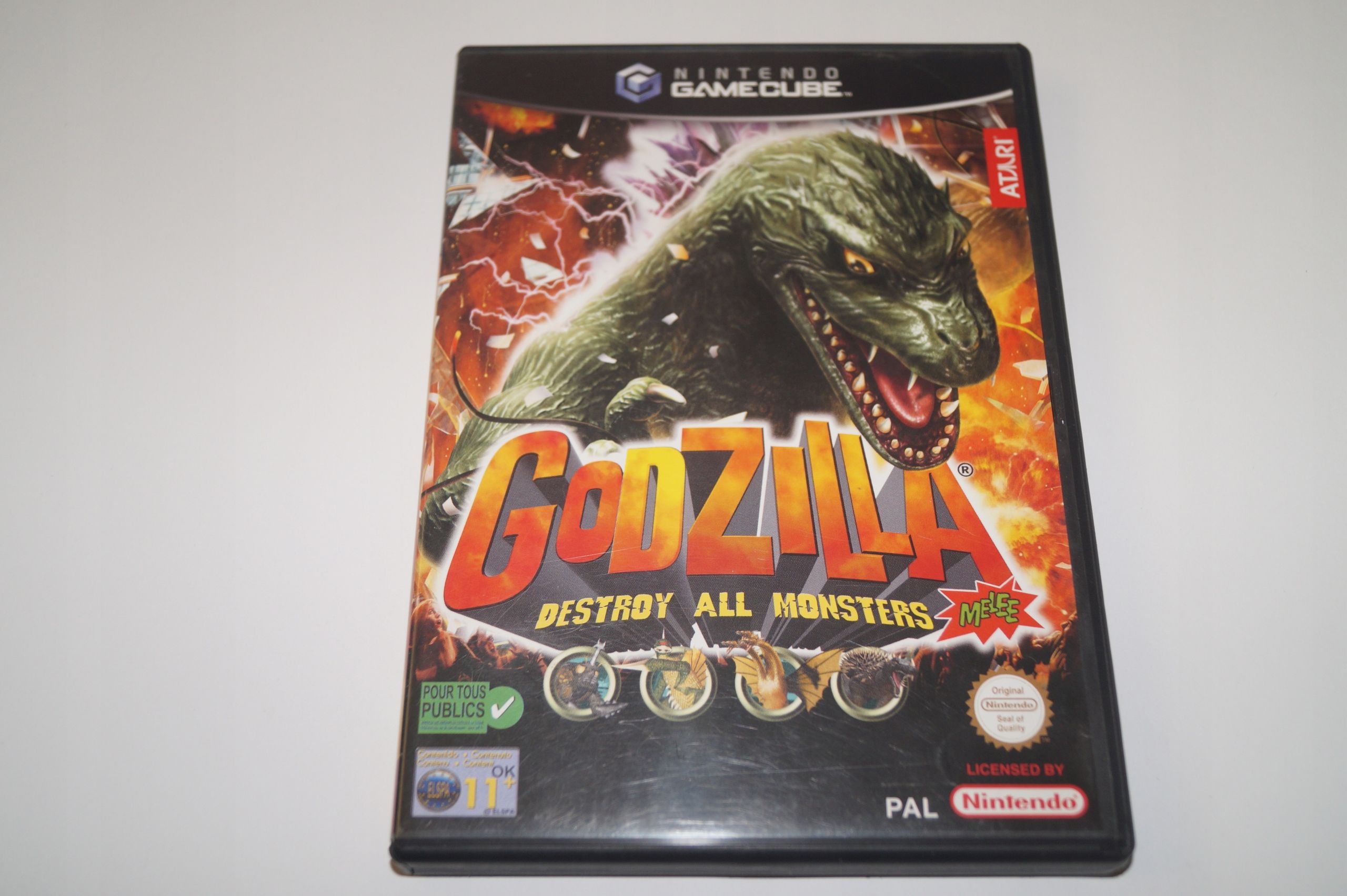 Gra Godzilla Destroy All Monsters Melee Nintendo Gamecube