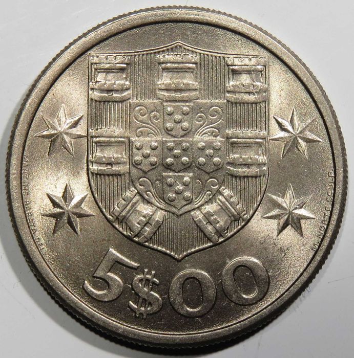 Republica Portuguesa - 5 Escudos 1963 - 17,5€ Soberba