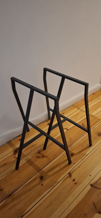 Kozły do biurka Ikea Lerberg kozioł szary nogi