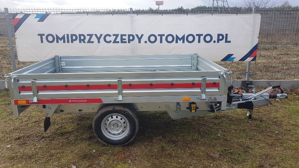 Przyczepa 1300DMC Temared 254x153 wywrotka raty dostawa cała Polska
