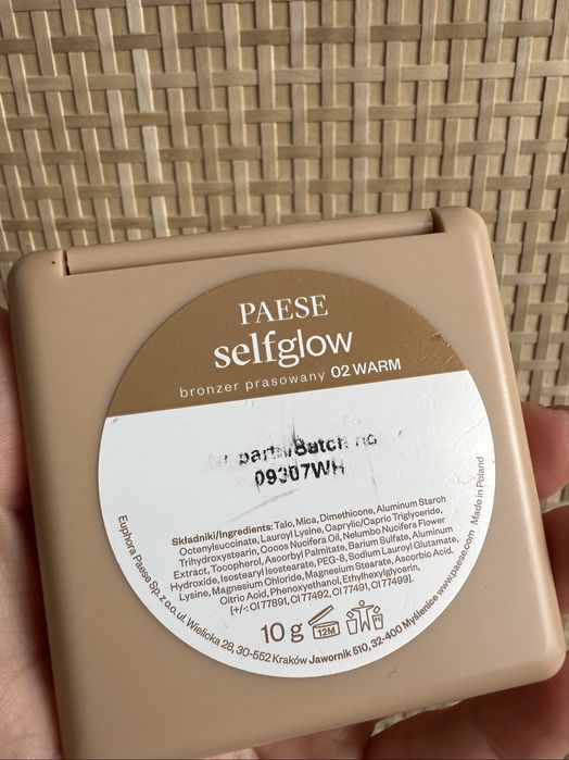 Paese - Self Glow - Bronzer Prasowany - 02 Warm