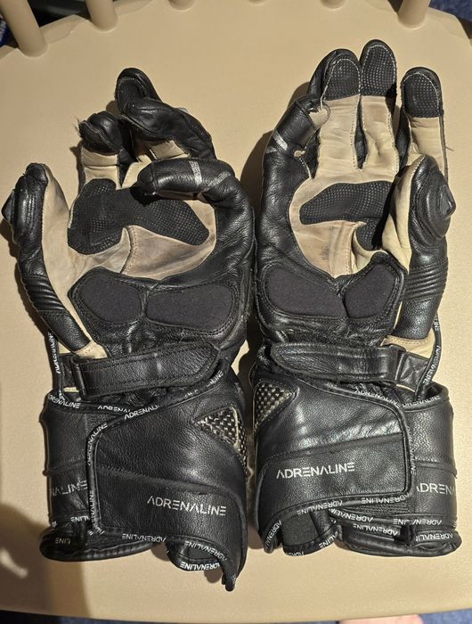 Rękawice sportowe motocyklowe adrenaline rozmiar L