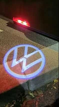4 Laser de luz de cortesia com logótipo VW - SHADOW LIGHT Volkswagen