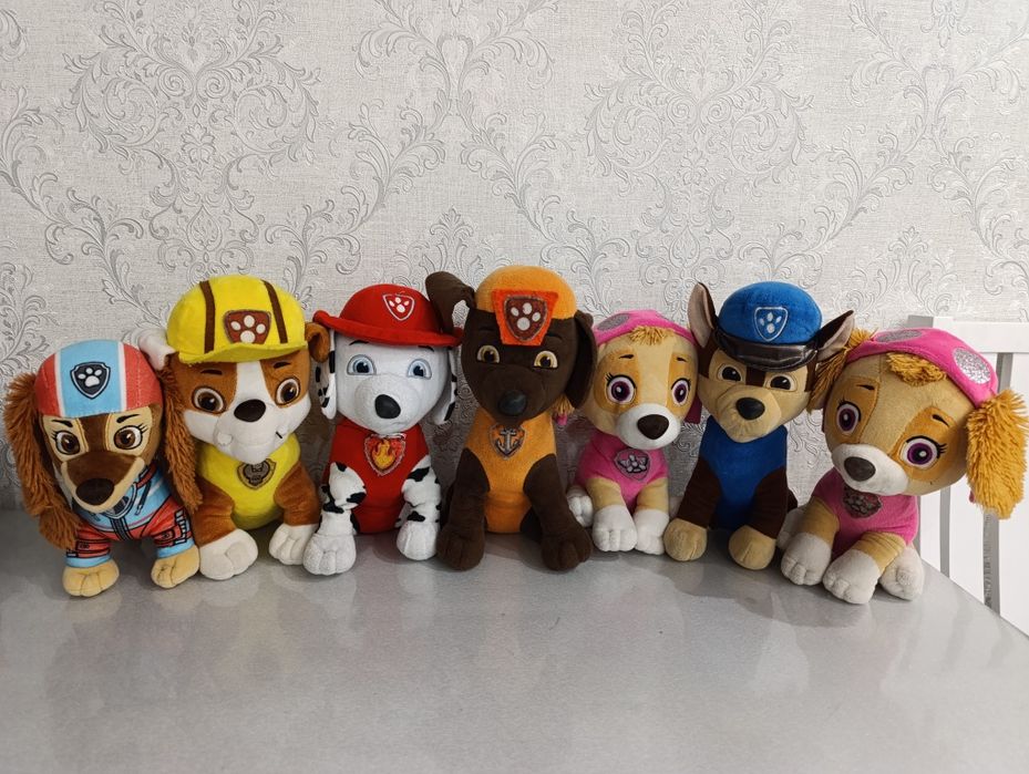 Щенячий патруль м'яка іграшка Маршал Зума Гонщик Скай Ліберті Крипиш
