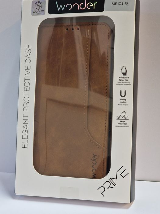 Kabura Wonder Prime do Samsung Galaxy S24 FE brązowa