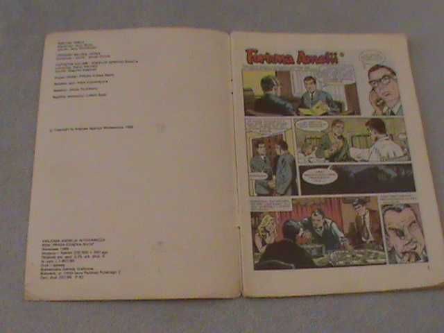Fortuna Amelii komiks w wydaniu I - 1986 rok.