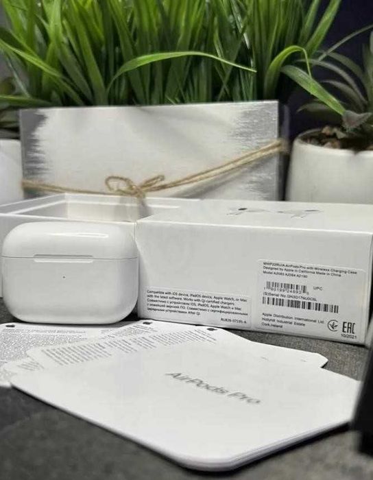 Лучшие Наушники только у нас аірподс pro с шумоподавлением +чехол