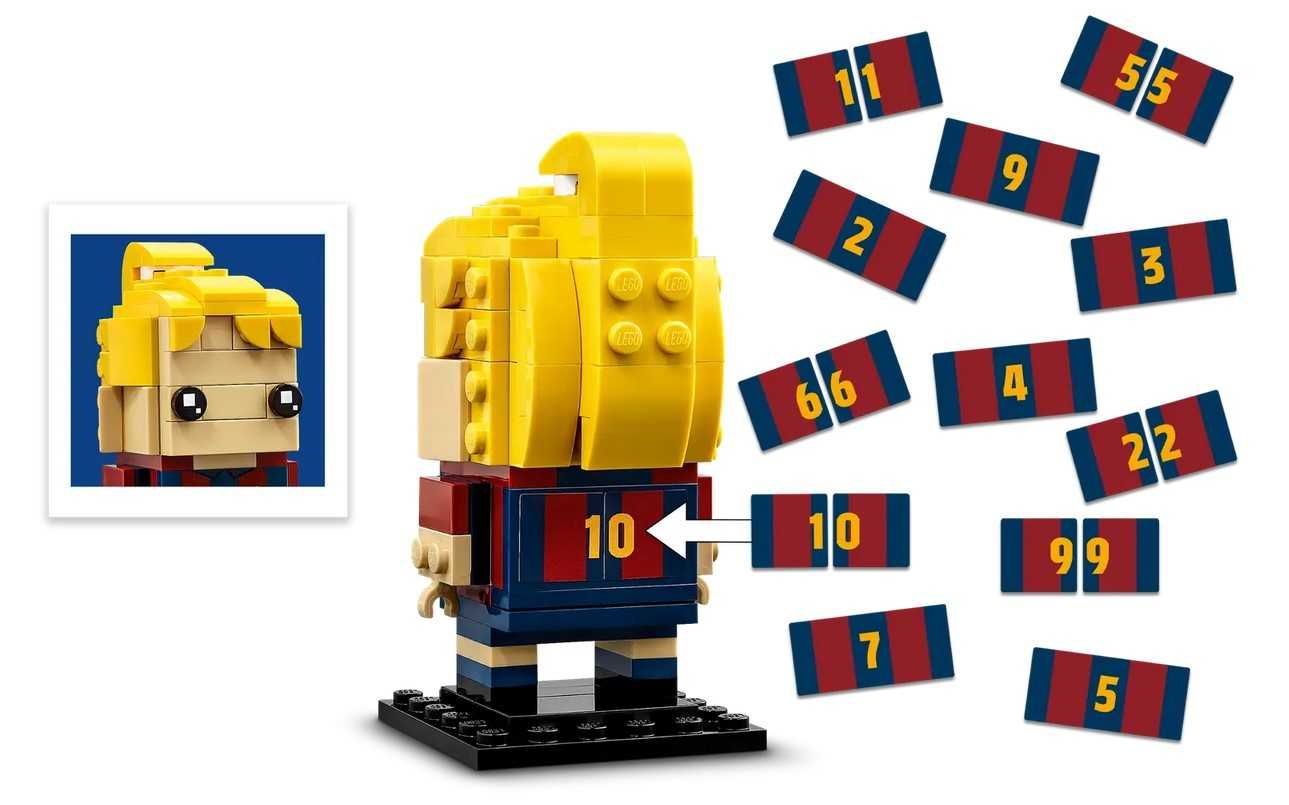 Klocki LEGO 40542  |  Brickheadz  |  FC Barcelona  |  NOWY!