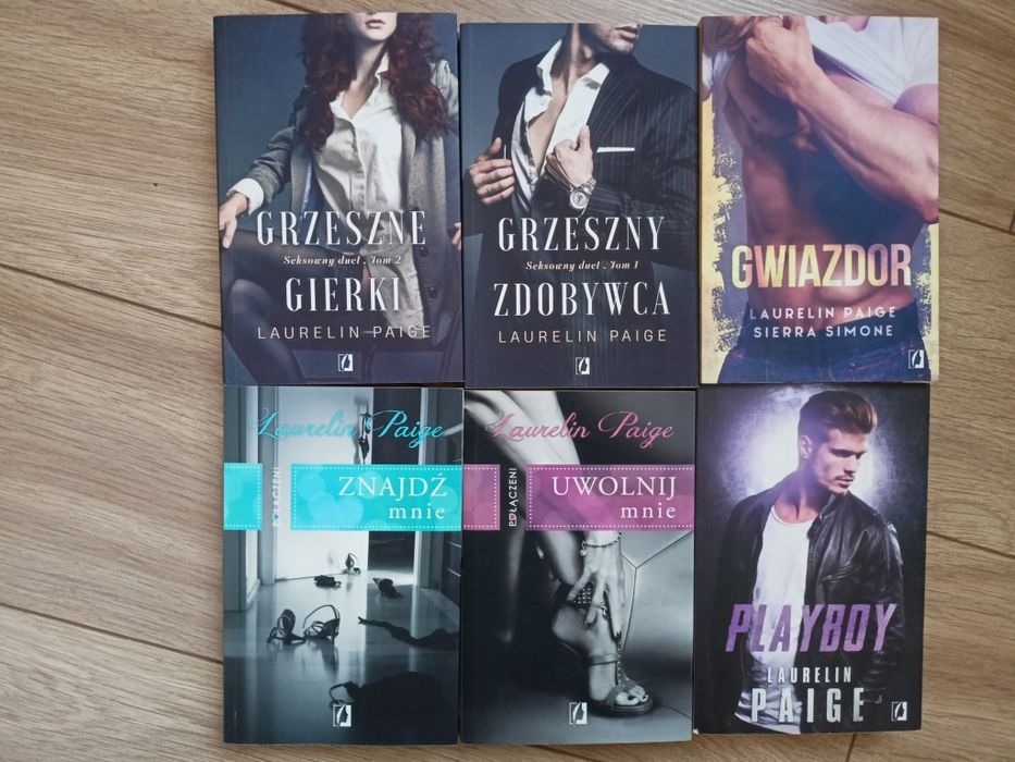 Paige. Grzeszne gierki. Grzeszny zdobywca. Uwolnij mnie. Znajdź mnie.