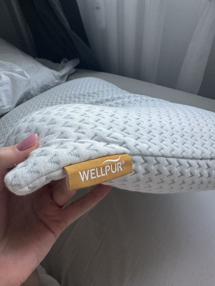 Poduszka wellpur z pianką termoelastyczną - memory foam pillow LYNGEN